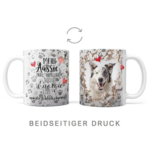 Tasse Australian Shepherd Energie - Hunderassen Kollektion - Sunnywall - Individualität trifft Design