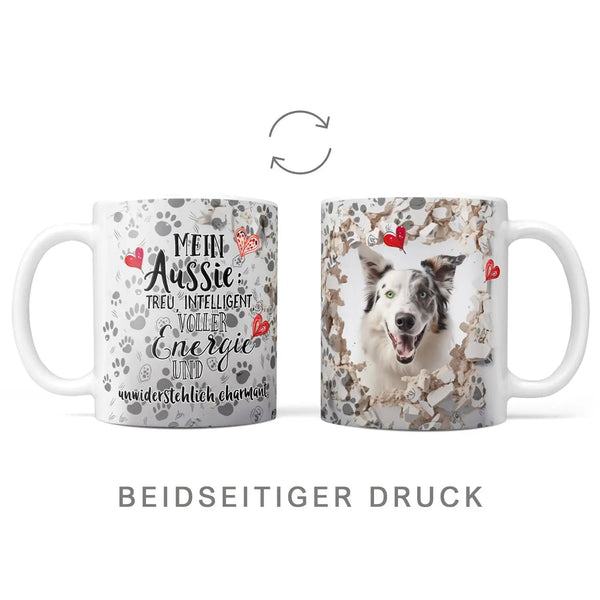 Tasse Australian Shepherd Energie - Hunderassen Kollektion - Sunnywall - Individualität trifft Design