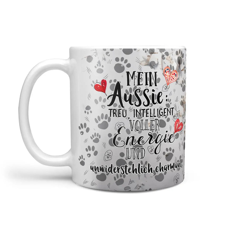 Tasse Australian Shepherd Energie - Hunderassen Kollektion - Sunnywall - Individualität trifft Design