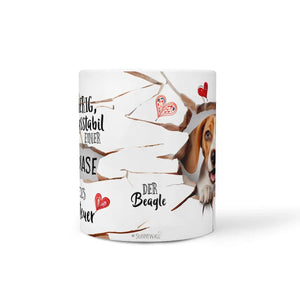 Tasse Beagle Abenteuer - Hunderassen Kollektion - Sunnywall - Individualität trifft Design