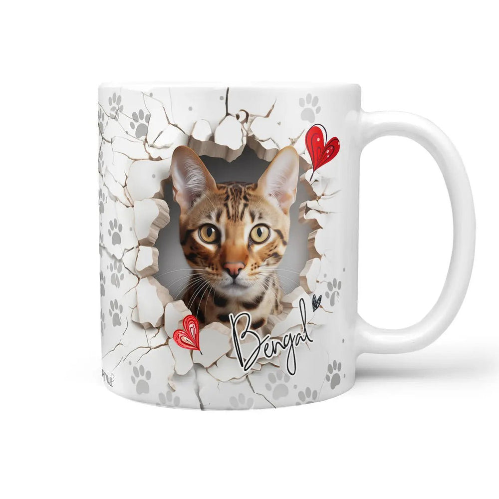 Tasse Bengalkatze lebendig & wild - Katzenrassen Kollektion - Sunnywall - Individualität trifft Design