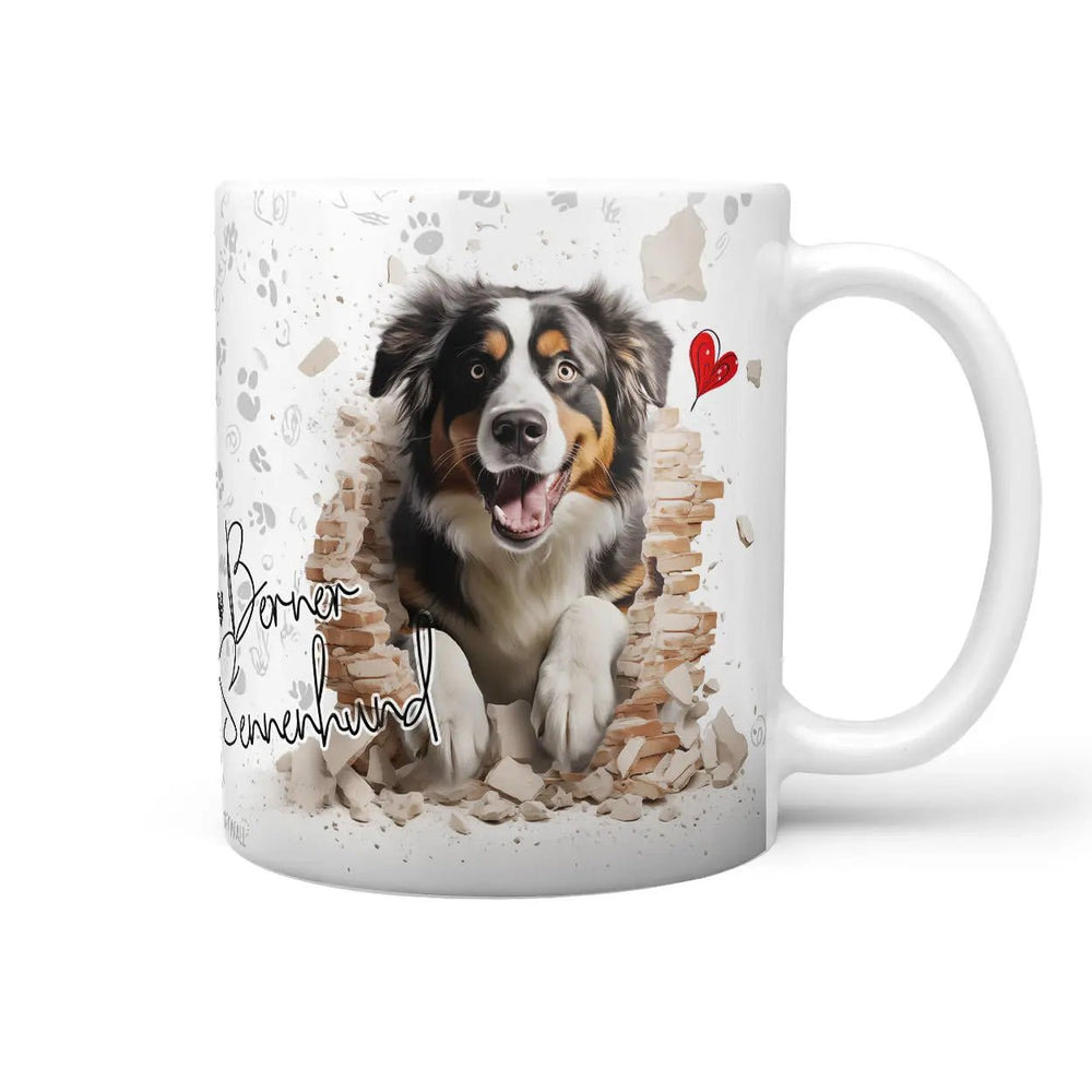 Tasse Berner Sennenhund liebevoller Riese - Hunderassen Kollektion - Sunnywall - Individualität trifft Design