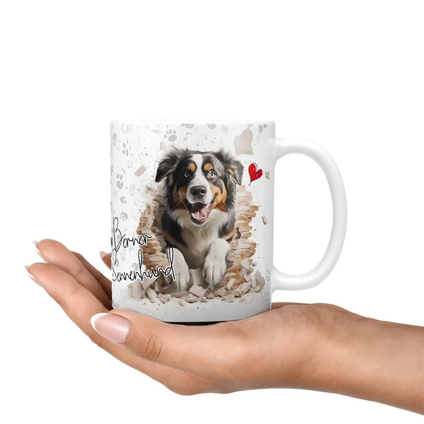 Tasse Berner Sennenhund liebevoller Riese - Hunderassen Kollektion - Sunnywall - Individualität trifft Design
