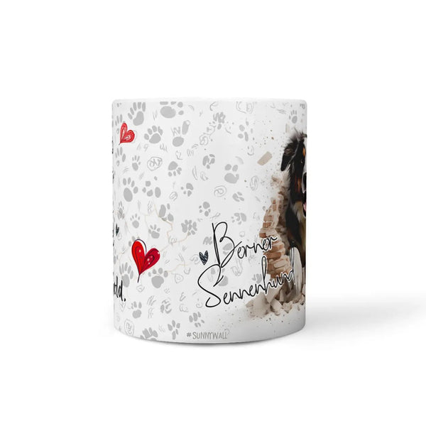 Tasse Berner Sennenhund liebevoller Riese - Hunderassen Kollektion - Sunnywall - Individualität trifft Design