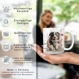 Tasse Berner Sennenhund liebevoller Riese - Hunderassen Kollektion - Sunnywall - Individualität trifft Design