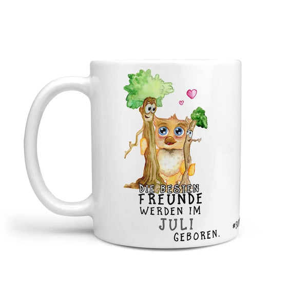 Tasse Beste Freunde Geburtstag Die besten Freunde werden im Wunschmonat geboren - Sunnywall - Individualität trifft Design