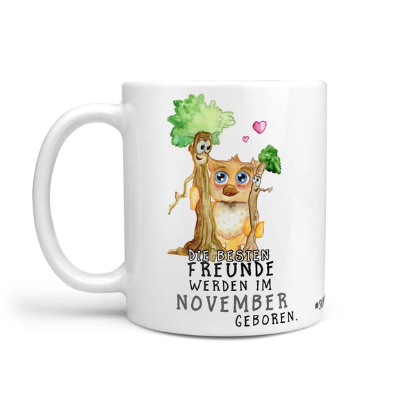 Tasse Beste Freunde Geburtstag Die besten Freunde werden im Wunschmonat geboren - Sunnywall - Individualität trifft Design