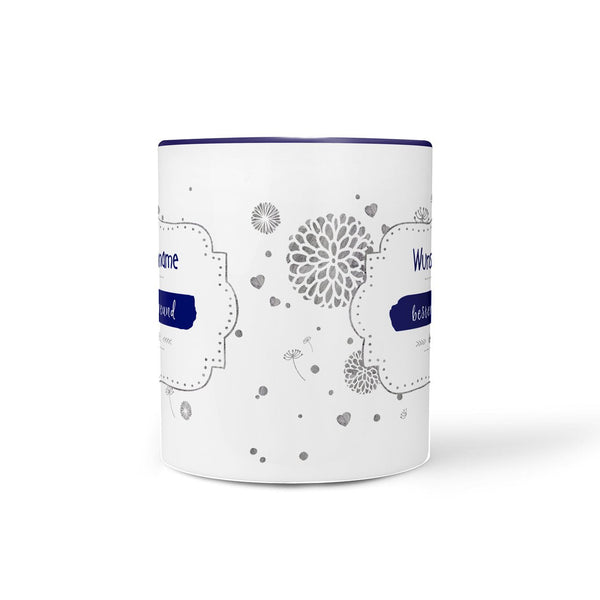Tasse bester Freund – personalisiert mit Name in Blau - Sunnywall - Individualität trifft Design