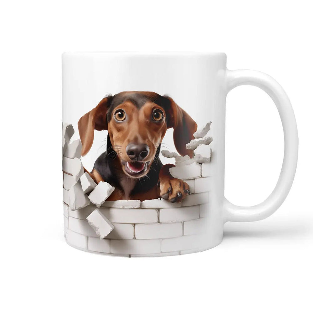 Tasse Brauner Dackel - Hunderassen Kollektion - Sunnywall - Individualität trifft Design