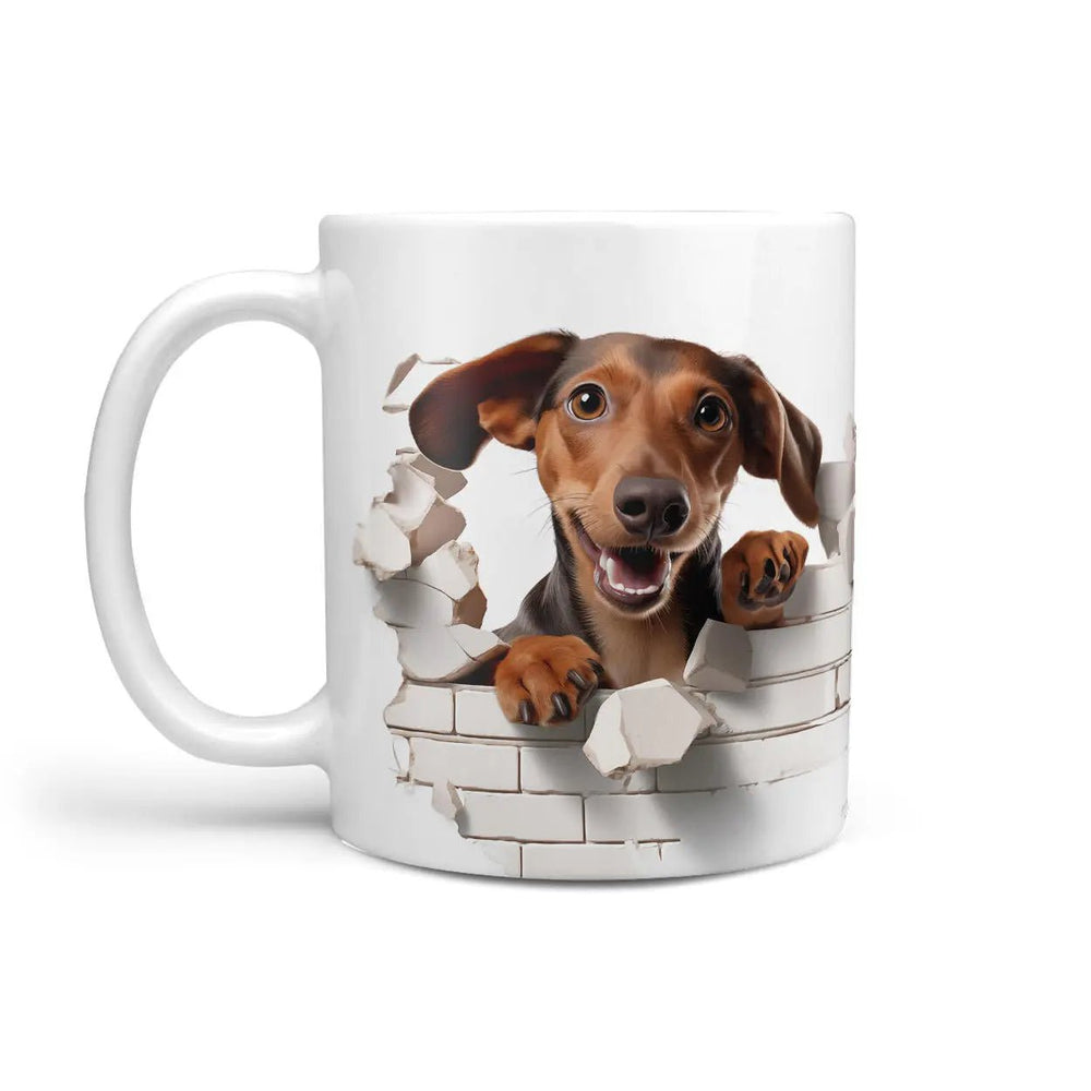 Tasse Brauner Dackel - Hunderassen Kollektion - Sunnywall - Individualität trifft Design