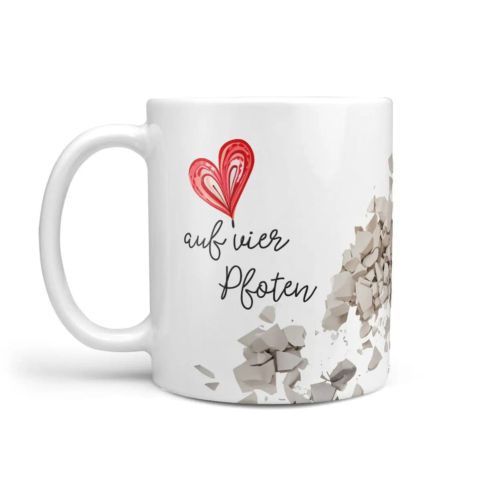 Tasse Bullterrier Liebe auf vier Pfoten - Hunderassen Kollektion - Sunnywall - Individualität trifft Design