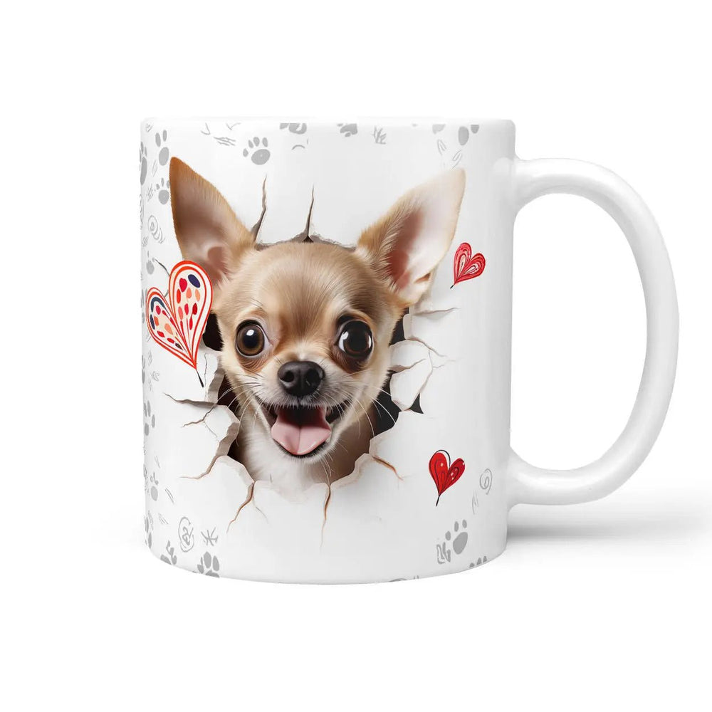 Tasse Chihuahua hellbraunes Fell - Hunderassen Kollektion - Sunnywall - Individualität trifft Design