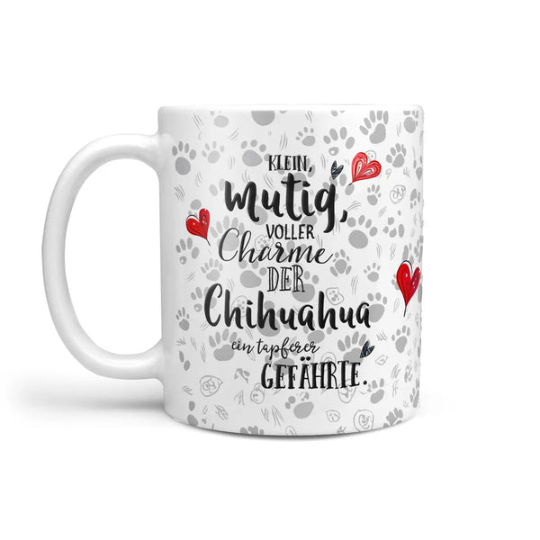Tasse Chihuahua weisses Fell - Hunderassen Kollektion - Sunnywall - Individualität trifft Design