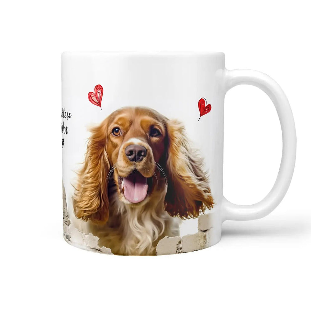 Tasse Cocker Spaniel Liebe in jeder Pfote - Hunderassen Kollektion - Sunnywall - Individualität trifft Design