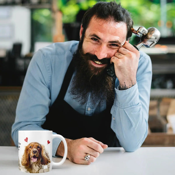 Tasse Cocker Spaniel Liebe in jeder Pfote - Hunderassen Kollektion - Sunnywall - Individualität trifft Design