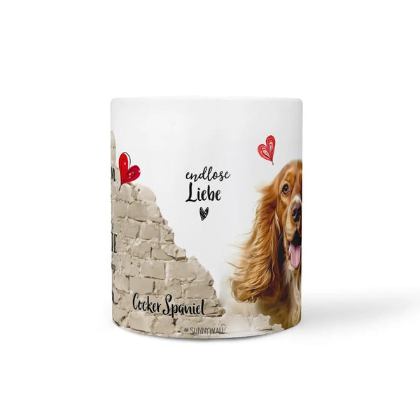 Tasse Cocker Spaniel Liebe in jeder Pfote - Hunderassen Kollektion - Sunnywall - Individualität trifft Design