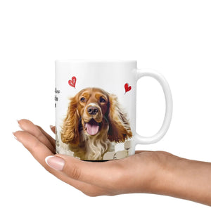 Tasse Cocker Spaniel Liebe in jeder Pfote - Hunderassen Kollektion - Sunnywall - Individualität trifft Design
