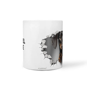 Tasse Dackel Liebe Schwarzer Dackel - Hunderassen Kollektion - Sunnywall - Individualität trifft Design