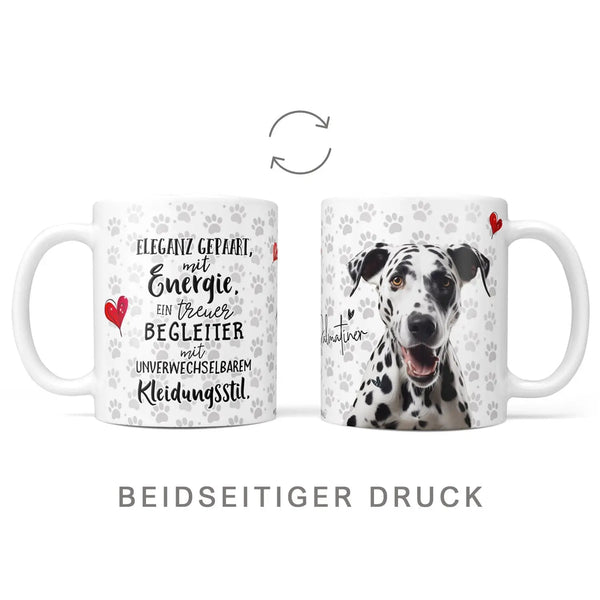 Tasse Dalmatiner Unverwechselbarer Kleidungsstil - Hunderassen Kollektion - Sunnywall - Individualität trifft Design