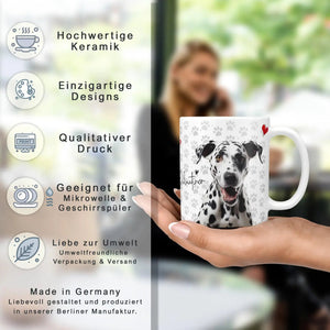 Tasse Dalmatiner Unverwechselbarer Kleidungsstil - Hunderassen Kollektion - Sunnywall - Individualität trifft Design