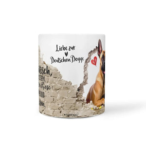 Tasse Deutsche Dogge helles Fell - Hunderassen Kollektion - Sunnywall - Individualität trifft Design