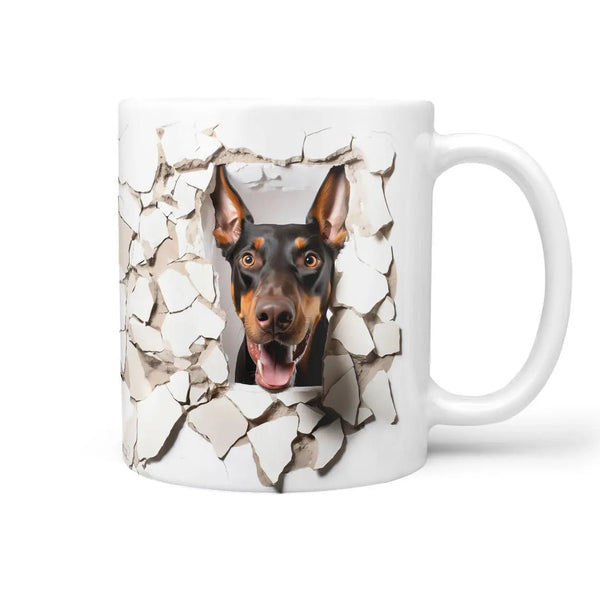 Tasse Dobermann Leg dich niemals mit meinen Leuten an - Hunderassen Kollektion - Sunnywall - Individualität trifft Design