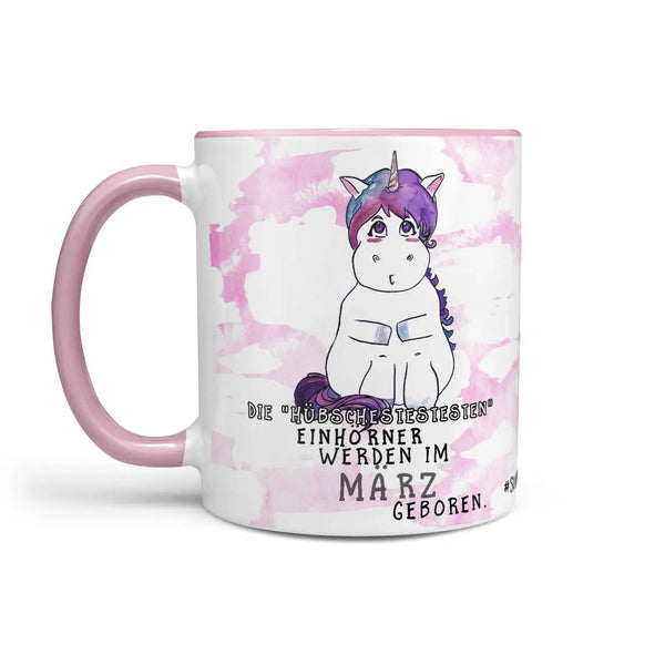 Tasse Einhorn Geburtstag Die hübschestestestesten Einhörner werden im Wunschmonat geboren - Sunnywall - Individualität trifft Design