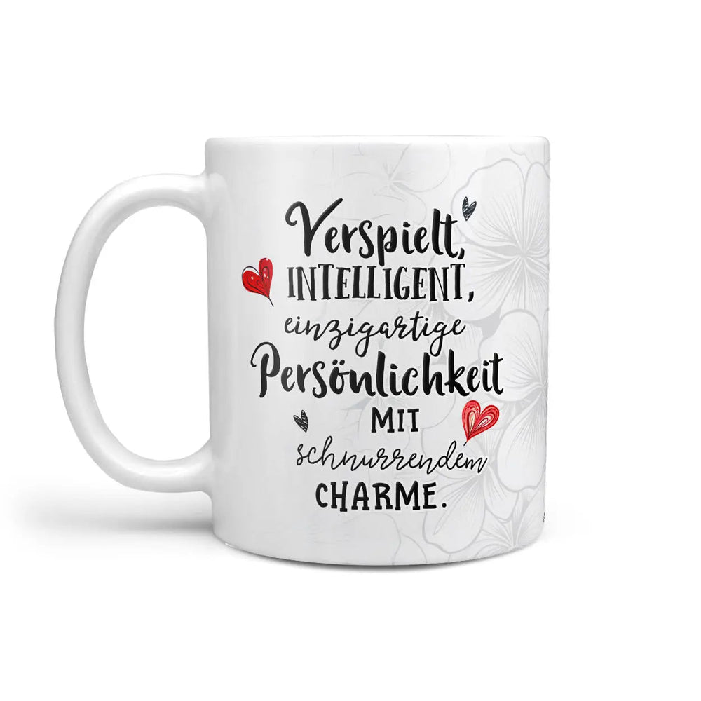 Tasse Glückskatze glücksverheißende Katze - Katzenrassen Kollektion - Sunnywall - Individualität trifft Design