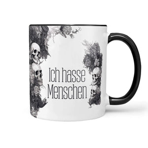 Tasse Ich hasse Menschen Statement | B-Ware - Sunnywall - Individualität trifft Design