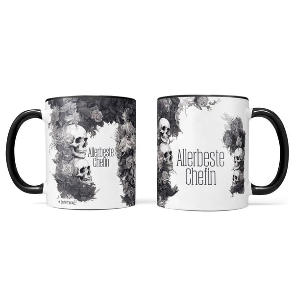 Tasse Kaffeetasse Allerbeste Chefin Statement - Sunnywall - Individualität trifft Design