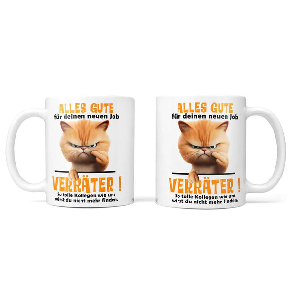 Tasse Kaffeetasse Alles Gute für deinen neuen Job Verräter - Statement - Sunnywall - Individualität trifft Design