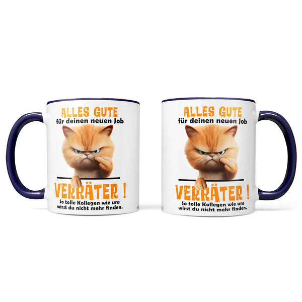 Tasse Kaffeetasse Alles Gute für deinen neuen Job Verräter - Statement - Sunnywall - Individualität trifft Design