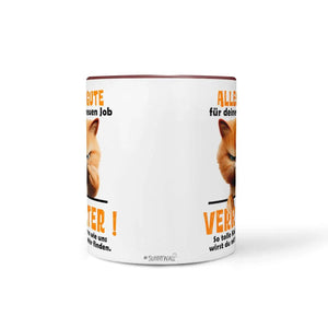 Tasse Kaffeetasse Alles Gute für deinen neuen Job Verräter - Statement - Sunnywall - Individualität trifft Design