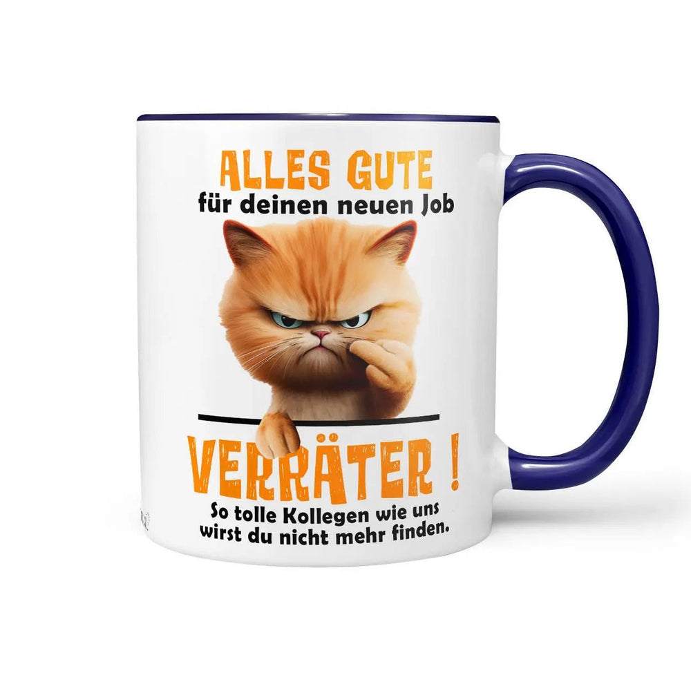 Tasse Kaffeetasse Alles Gute für deinen neuen Job Verräter - Statement - Sunnywall - Individualität trifft Design