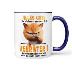 Tasse Kaffeetasse Alles Gute für deinen neuen Job Verräter - Statement - Sunnywall - Individualität trifft Design