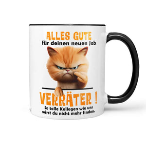 Tasse Kaffeetasse Alles Gute für deinen neuen Job Verräter - Statement - Sunnywall - Individualität trifft Design