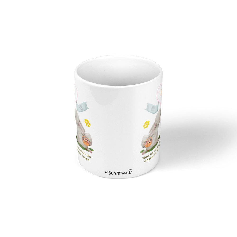 Tasse Kaffeetasse Verliebte Hasen Liebevolle Geschenkidee - Sunnywall - Individualität trifft Design