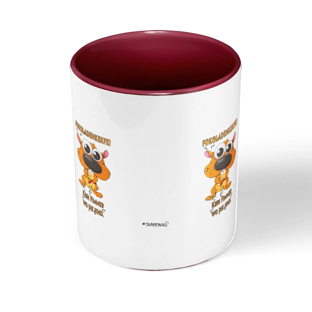 Tasse letzter Keks – freches Backenhörnchen mit Schokokeks Motiv und Spruch - Sunnywall - Individualität trifft Design