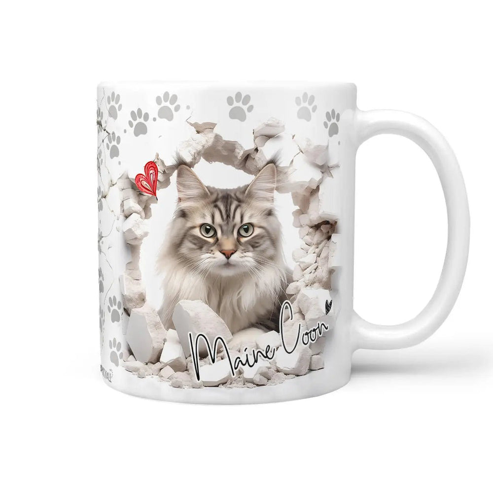 Tasse Maine Coon Liebevolle Persönlichkeit - Katzenrassen Kollektion - Sunnywall - Individualität trifft Design