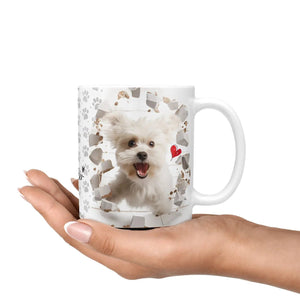 Tasse Malteser Ein Herz auf vier Pfoten - Hunderassen Kollektion - Sunnywall - Individualität trifft Design