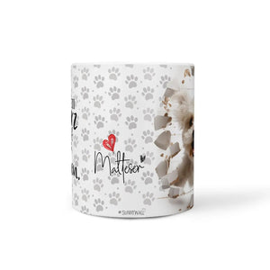 Tasse Malteser Ein Herz auf vier Pfoten - Hunderassen Kollektion - Sunnywall - Individualität trifft Design