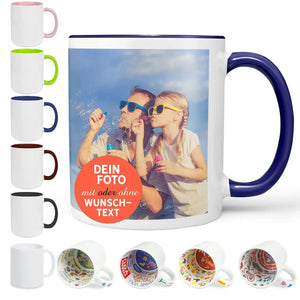 Tasse mit eigenem Foto + Ki-Effekt – Fototasse mit Wunschmotiv & Text - Sunnywall - Individualität trifft Design