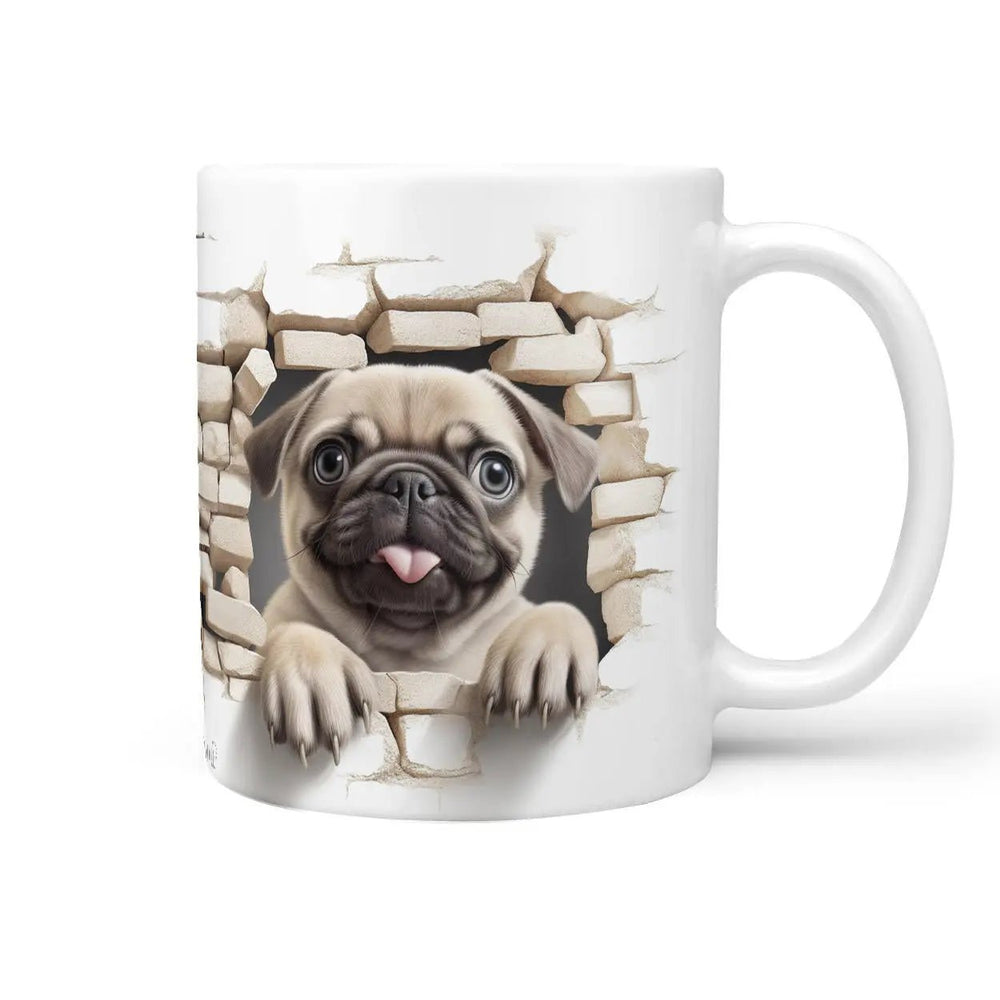 Tasse Mops for Life - Hunderassen Kollektion - Sunnywall - Individualität trifft Design