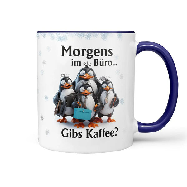 Tasse Morgens im Büro...Gibs Kaffee? Pinguin - Sunnywall - Individualität trifft Design
