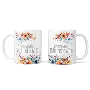 Tasse Nicht mein Zirkus - Nicht meine Affen - Statement - Sunnywall - Individualität trifft Design
