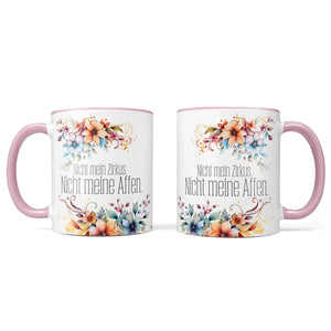 Tasse Nicht mein Zirkus - Nicht meine Affen - Statement - Sunnywall - Individualität trifft Design