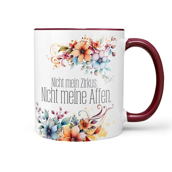 Tasse Nicht mein Zirkus - Nicht meine Affen - Statement - Sunnywall - Individualität trifft Design