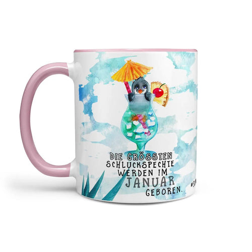 Tasse Pinguin Geburtstag Die größten Schluckspechte werden im Wunschmonat geboren - Sunnywall - Individualität trifft Design