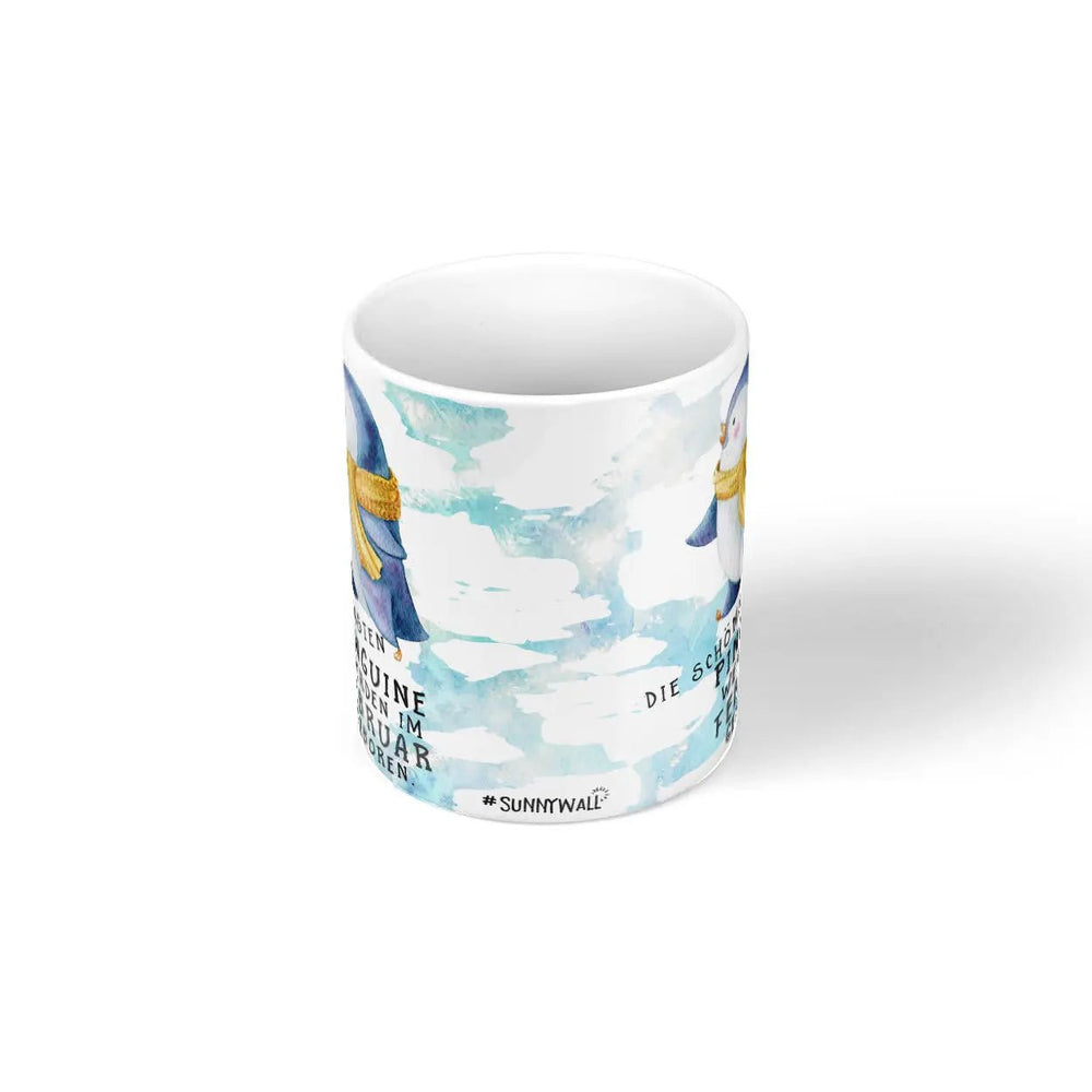Tasse Pinguin Geburtstag Die schönsten Pinguine werden im Wunschmonat geboren - Sunnywall - Individualität trifft Design
