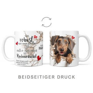 Tasse Rauhaardackel Treuer Begleiter - Hunderassen Kollektion - Sunnywall - Individualität trifft Design